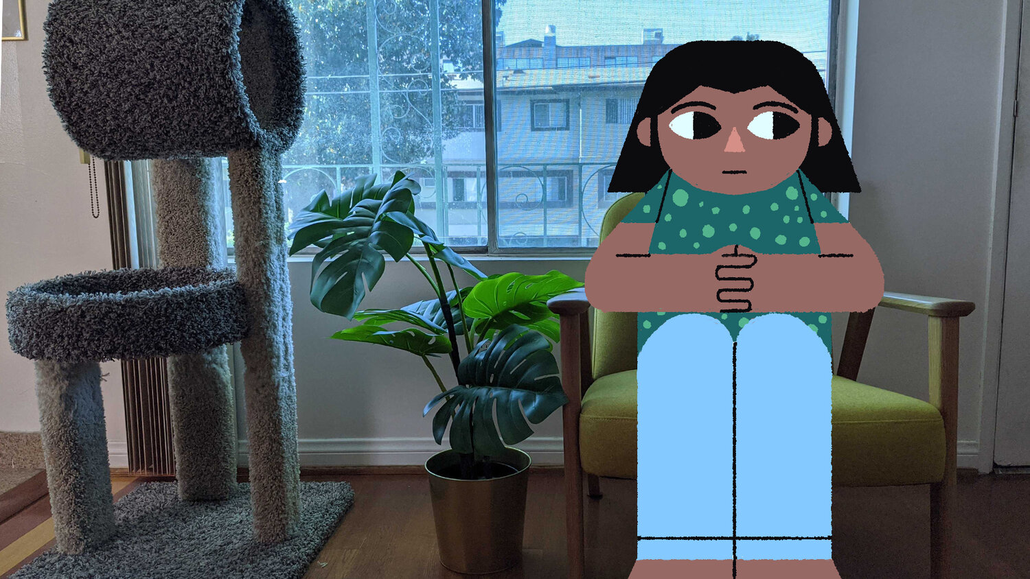 Augmented Reality image depicting A NEW NORMAL by Asavari Kumar